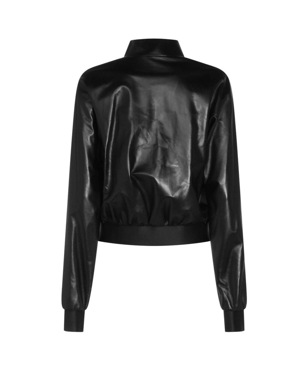 Gucci Black Soft Leather Bomber Jacket