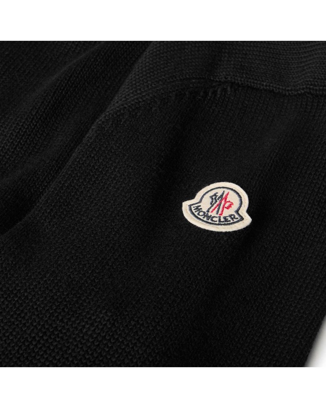 Moncler Black Crew Neck Jumper for men