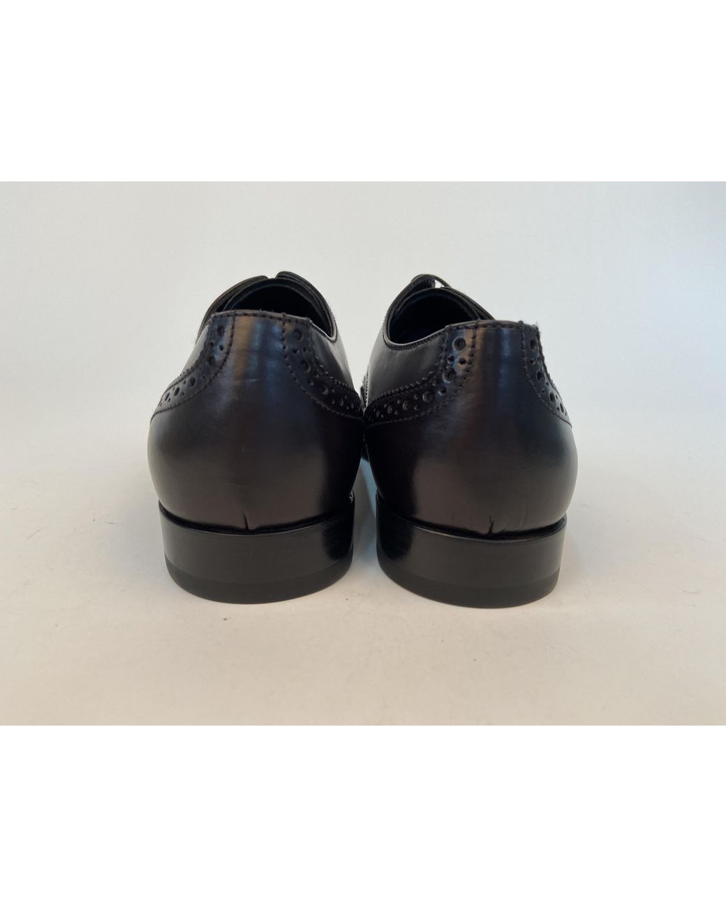 Giorgio Armani Black Logo Leisure Business Shoes for men