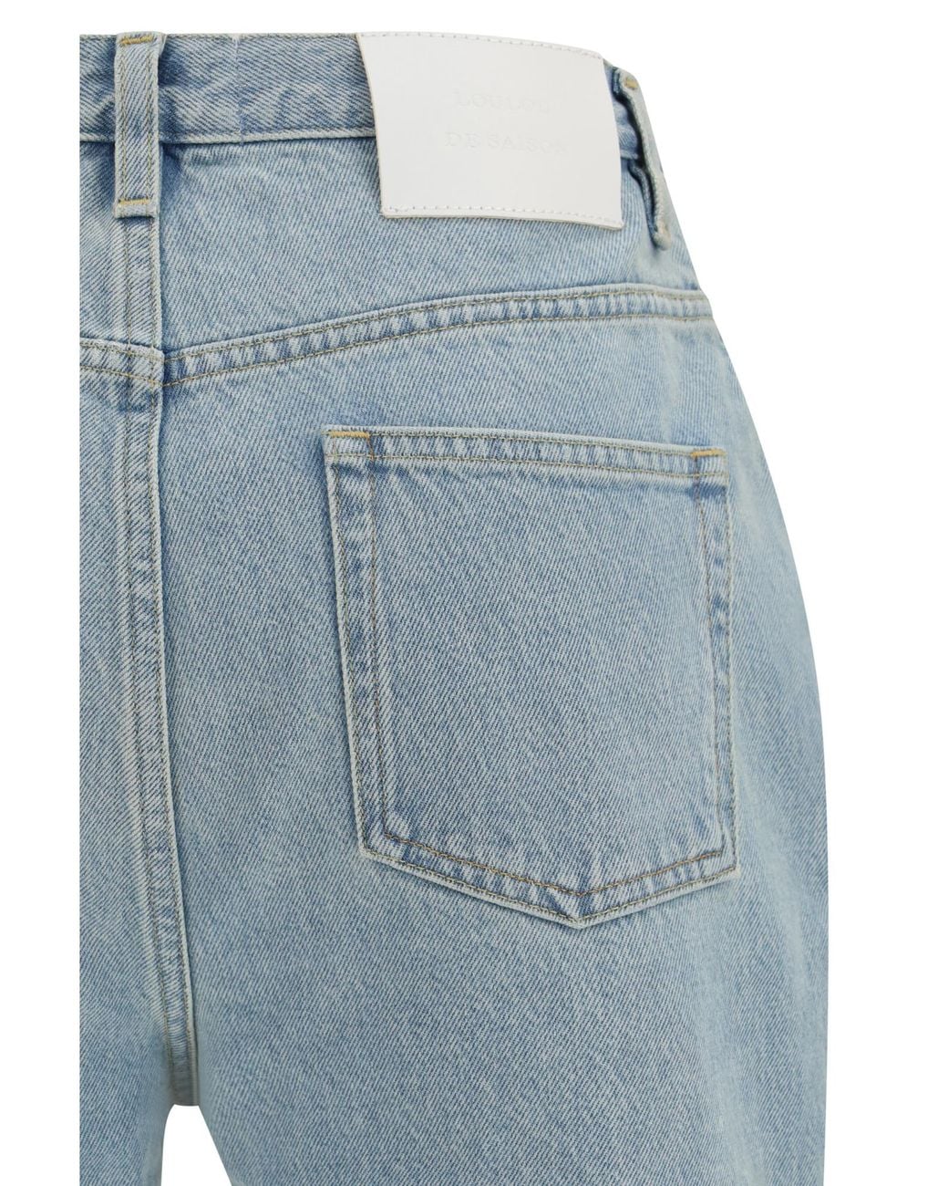 Loulou de Saison Blue Jude Straight-Leg Jeans