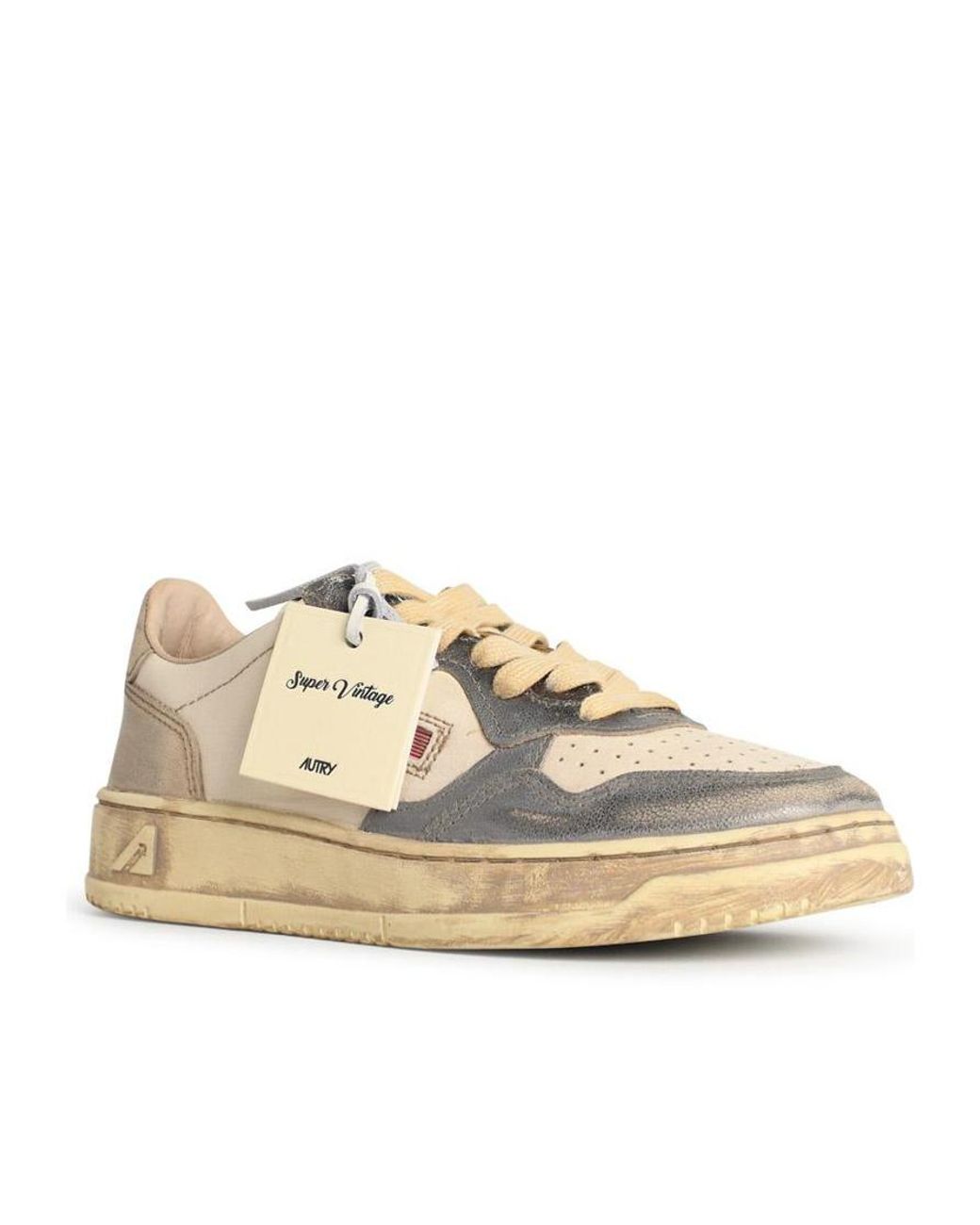 Autry Pink Super Vintage Low Sneakers