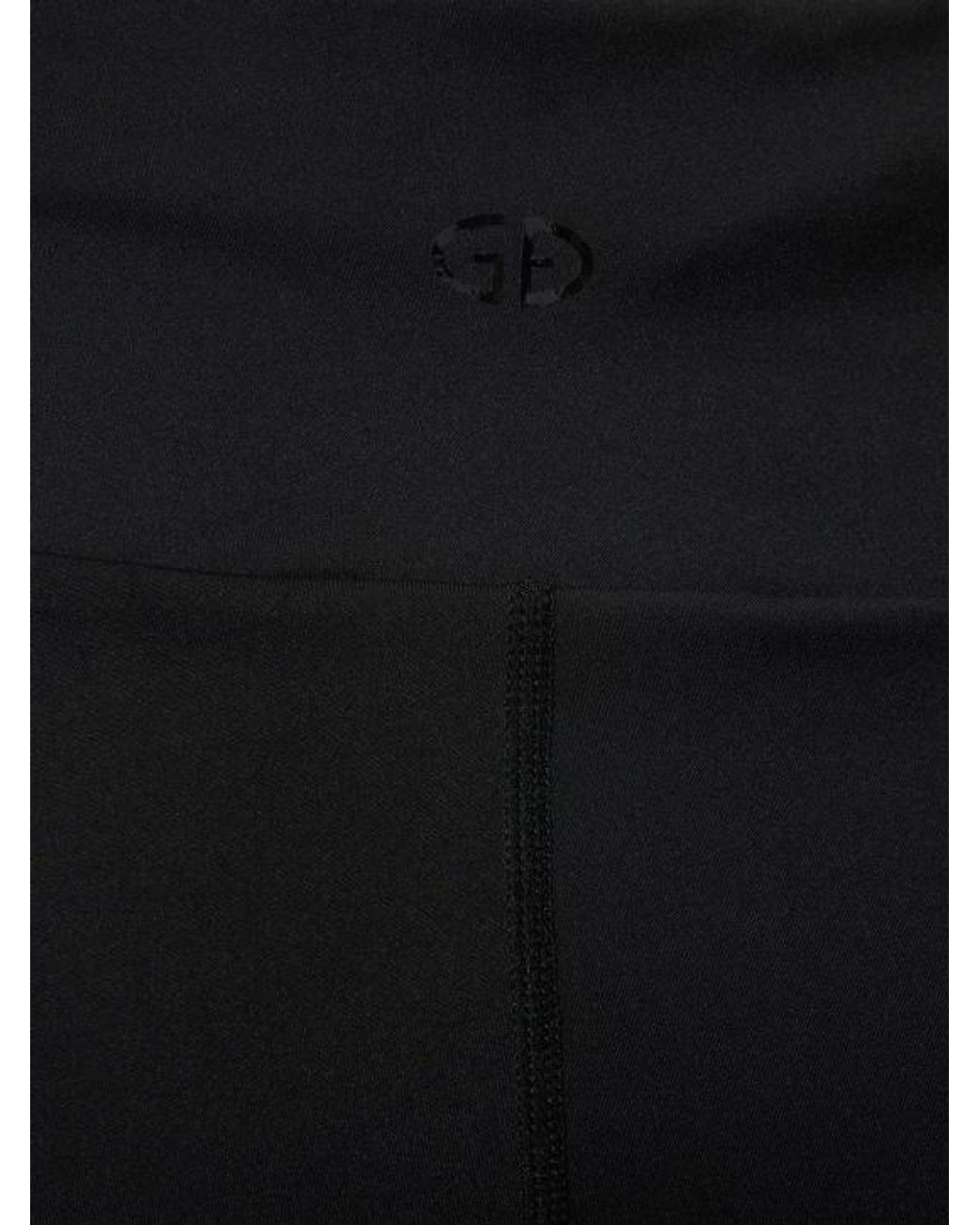 Goldbergh Black High-Waist Sports Shorts