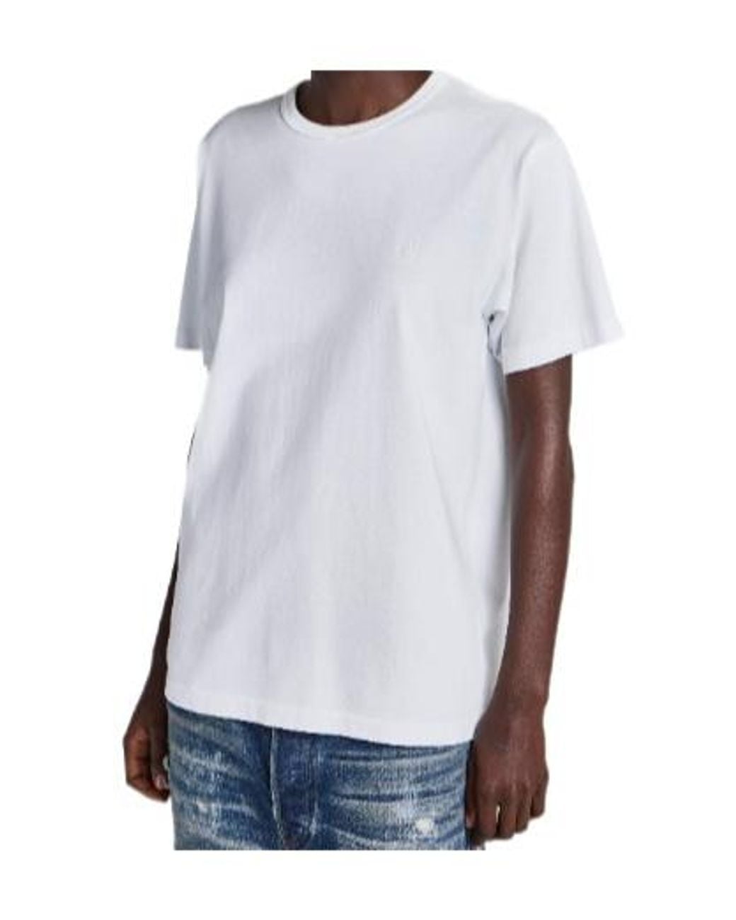 J.W. Anderson White Embroidered-Logo T-Shirt