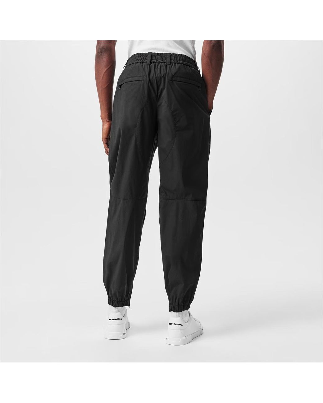 Dolce & Gabbana Black Tracksuit Jogging Bottoms for men