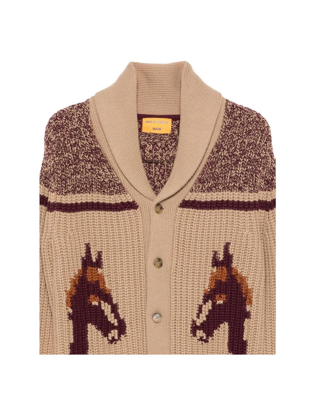 Guest In Residence Brown Rodeo Cardigan for men
