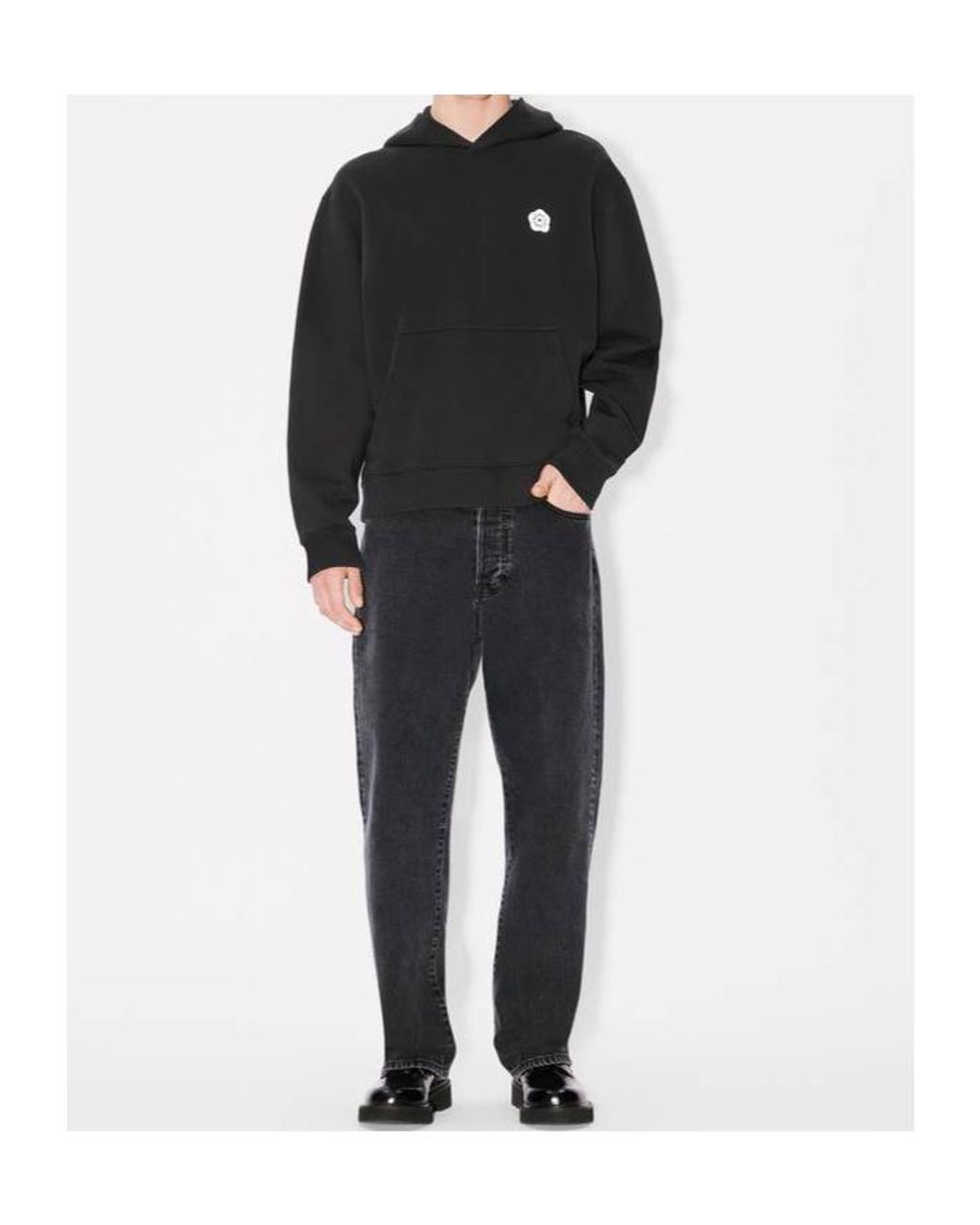 KENZO Black Boke Flower 2.0 Hoodie for men