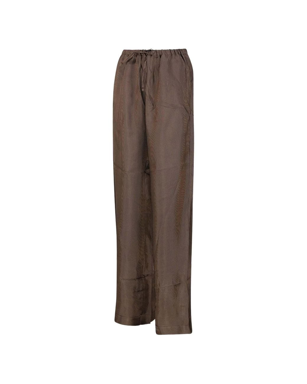 Rohe Brown Drawstring Casual Pants