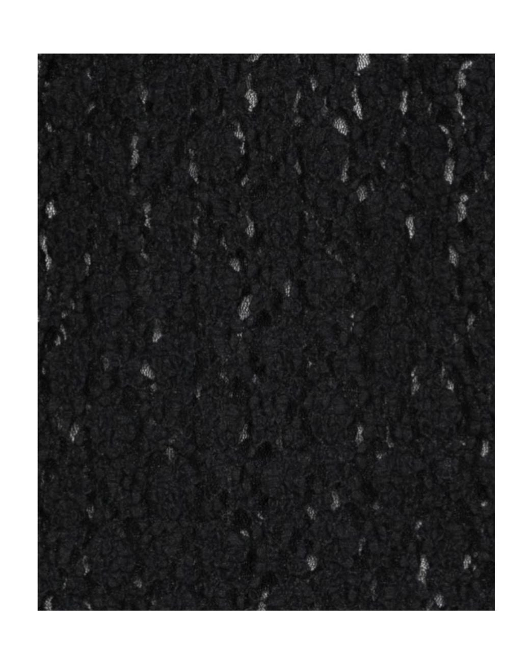 Liu Jo Black Stretch Lace Top