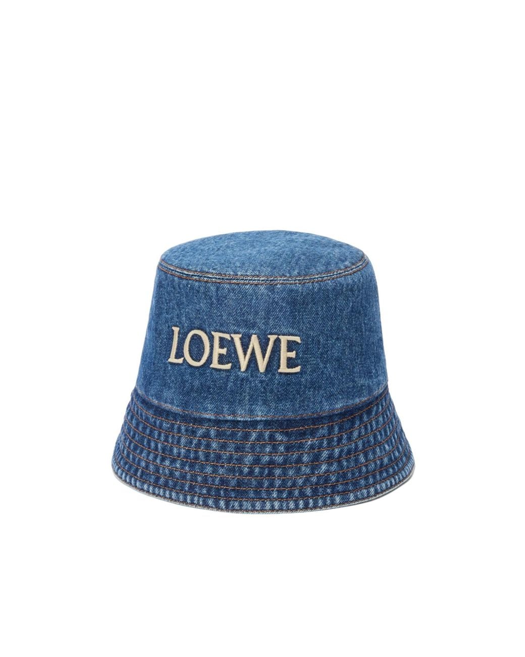 Loewe Blue Denim Bucket Hat