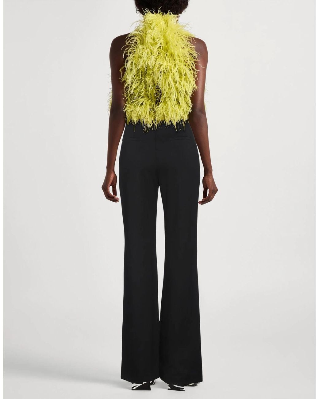 Sportmax Black Versatile Flared Casual Pants