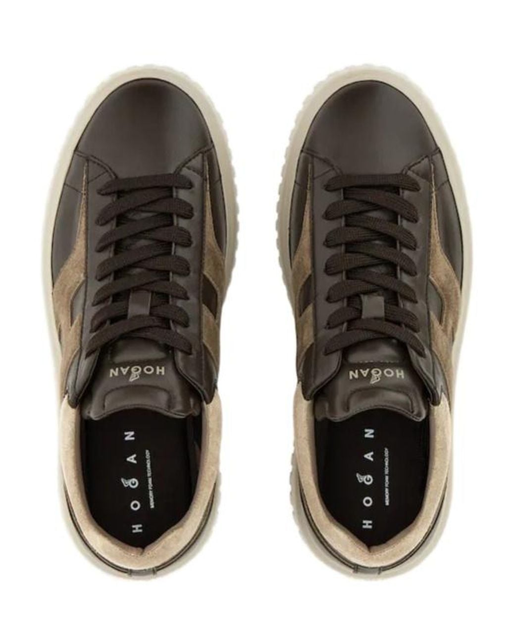 Hogan Brown Chunky Sneakers, for men