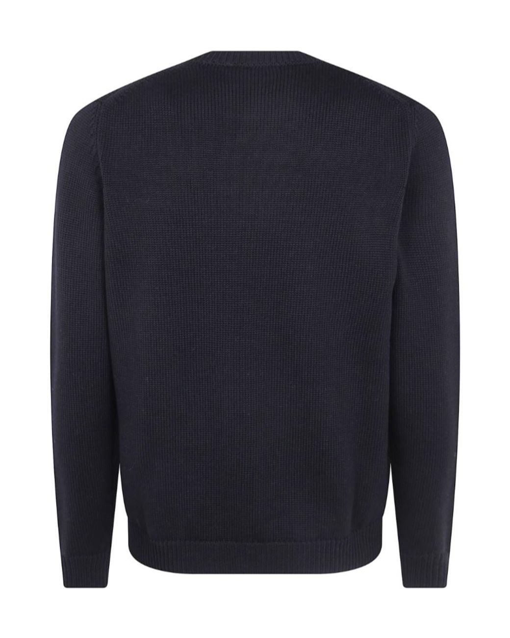 Nuur Blue Round-Neck Wool Sweater for men