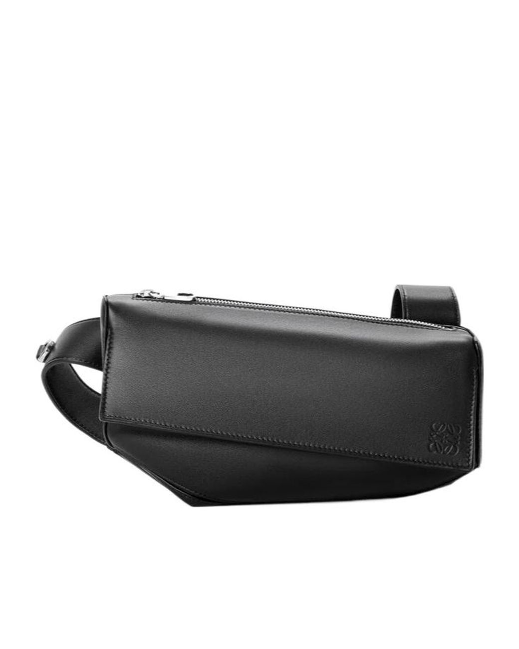 Loewe Black Puzzle Featherlight Crossbody Bag for men