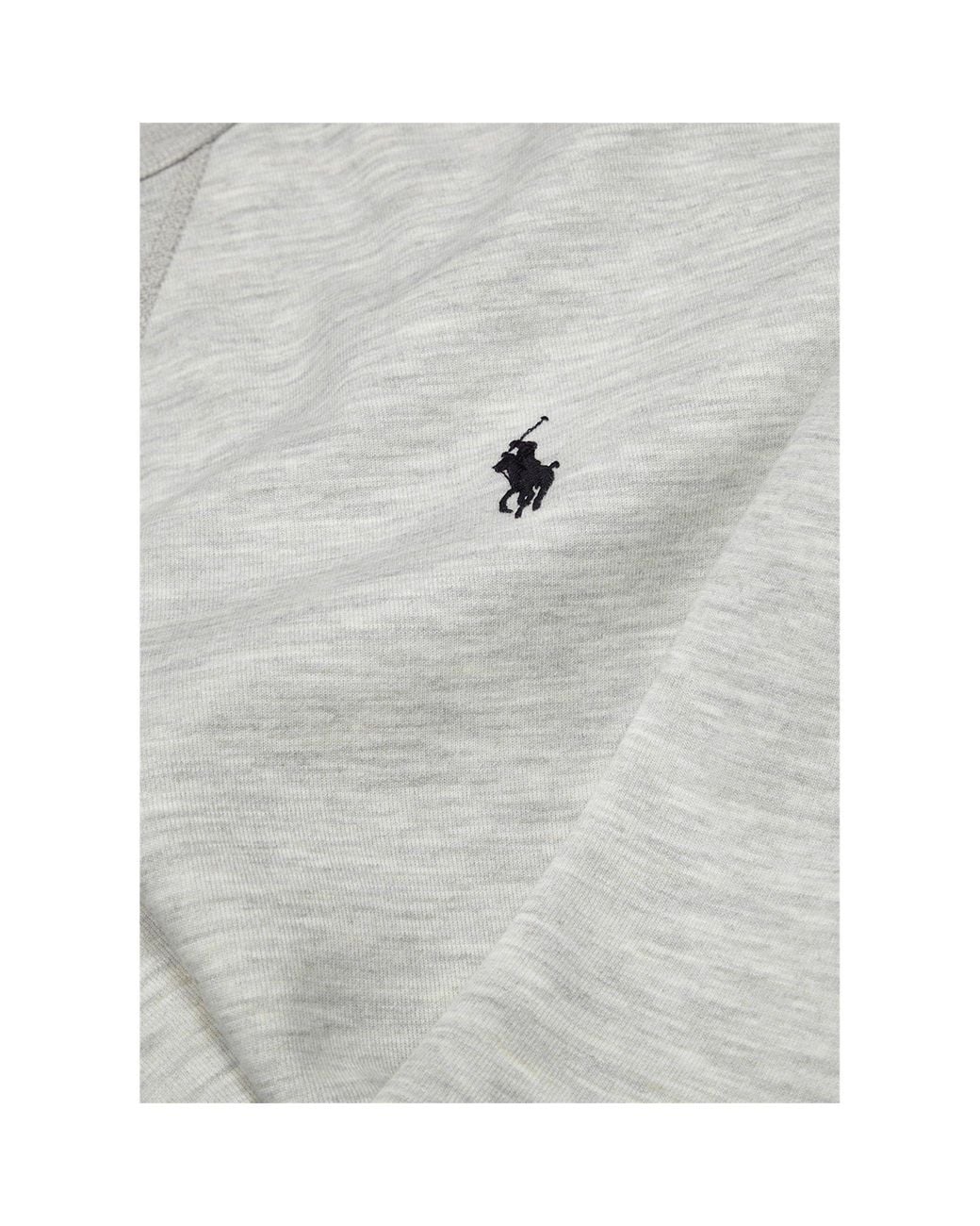 Polo Ralph Lauren White Embroidered Crew Sweatshirt for men