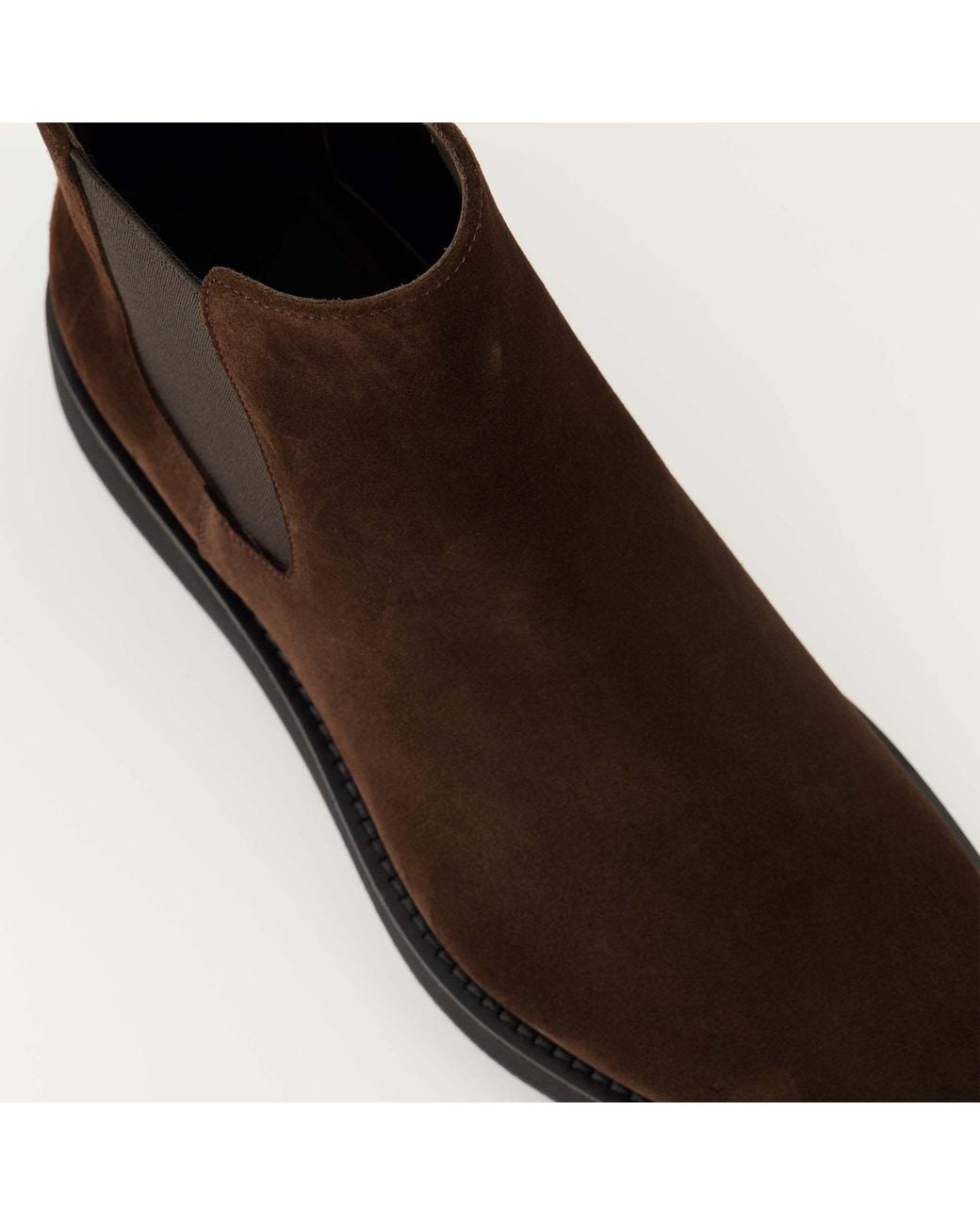 Prada Brown Suede Chelsea Boots for men