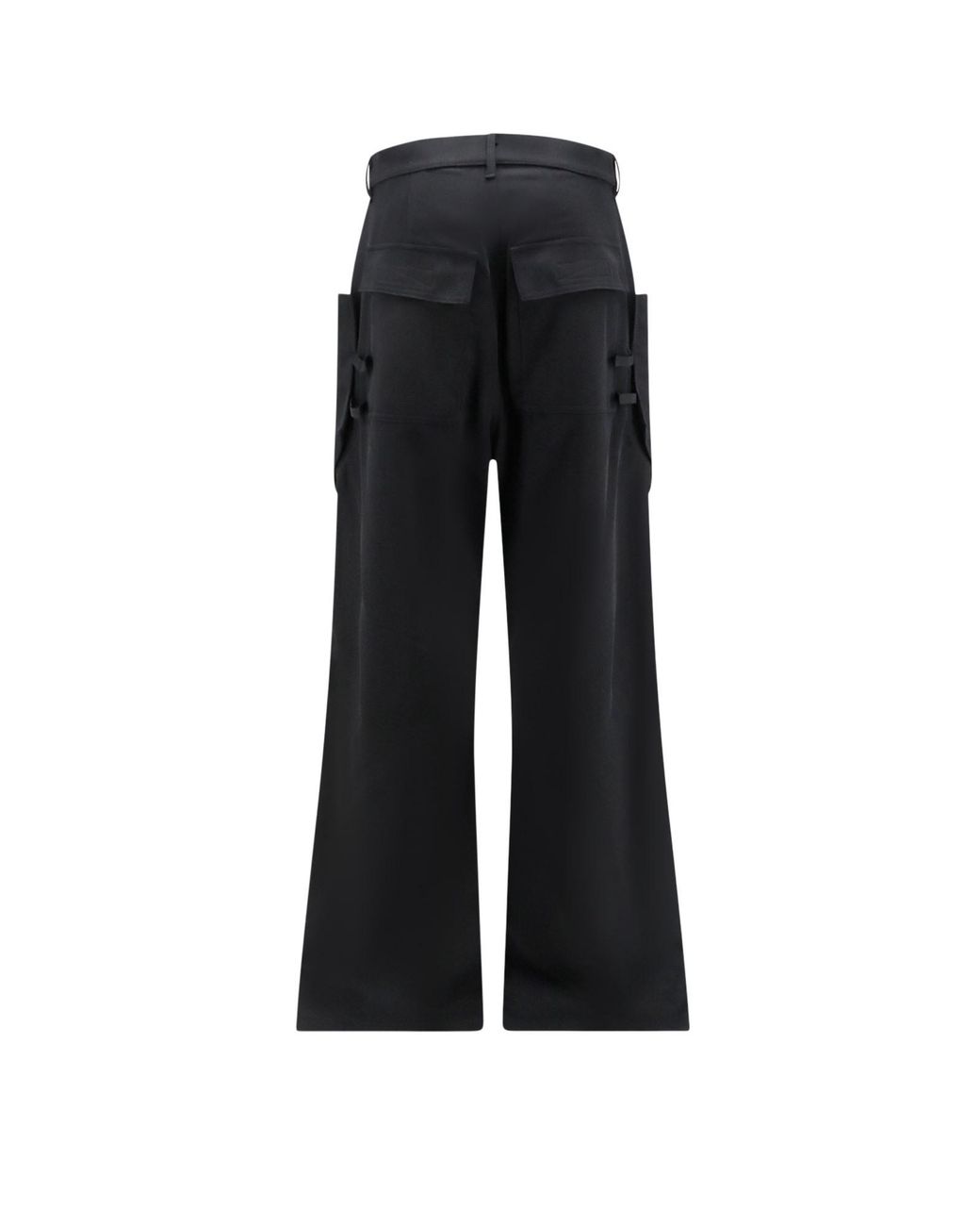 Rick Owens Black Stefan Cargo Wool Pants for men