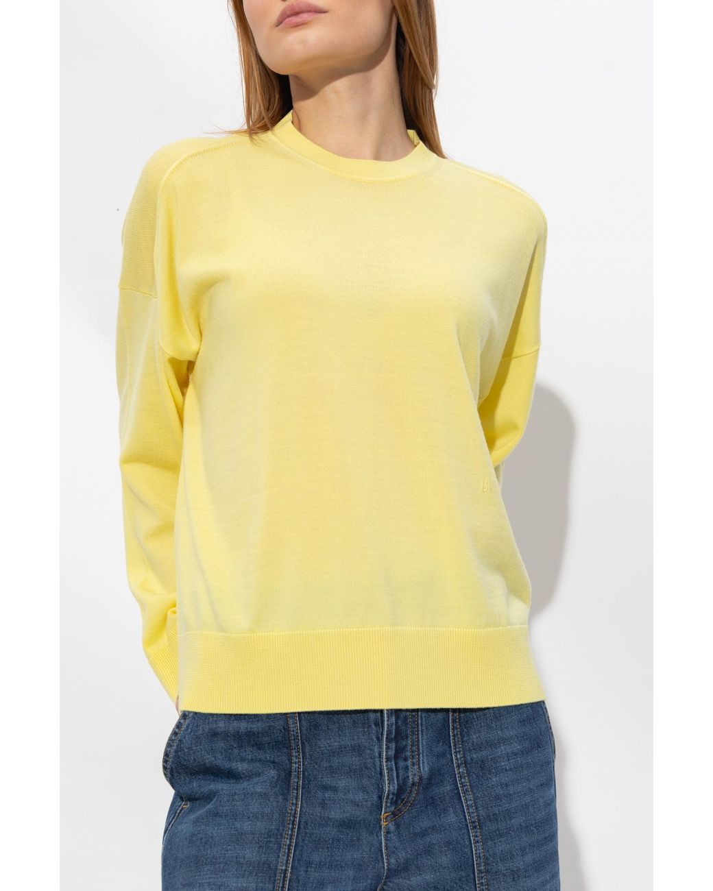 Bottega Veneta Yellow Crewneck Sweater