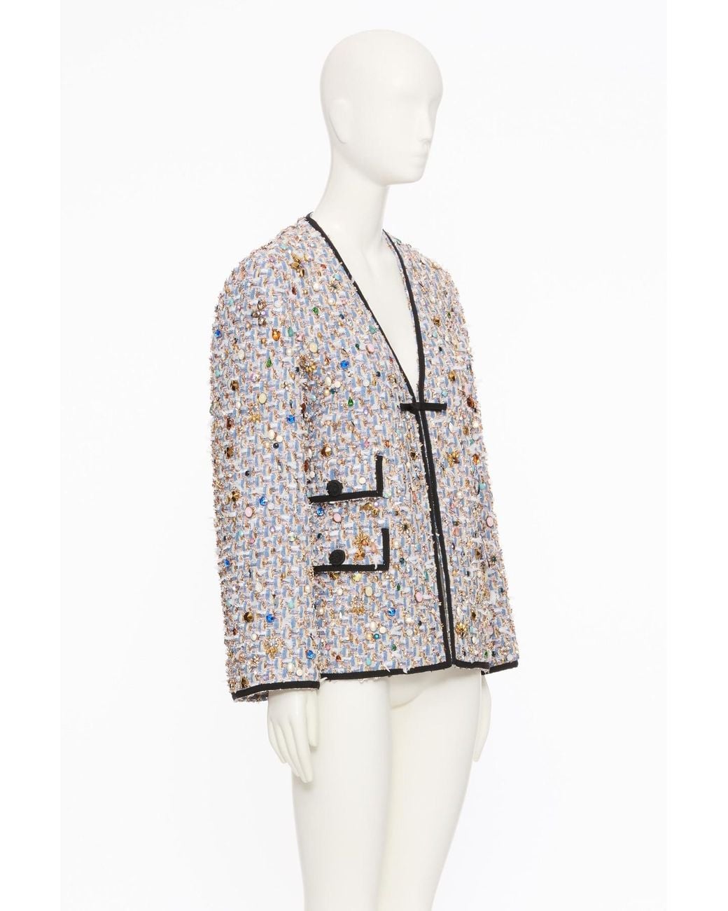 Valentino Gray Long Sleeve Casual Jacket