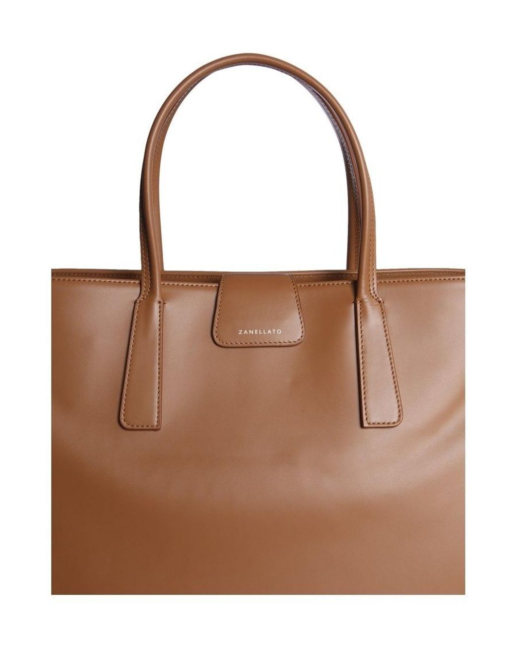 Zanellato Brown Duo Metropolitan Linea Handbag
