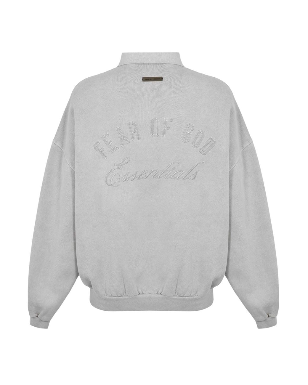 Fear Of God Gray Fge Script Polo Sn62 for men