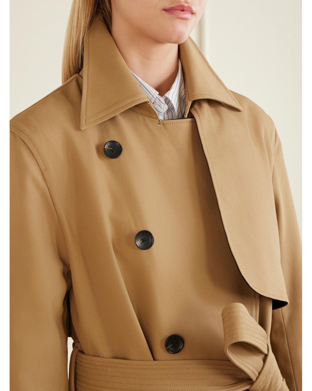 Maria McManus Natural Organic Cotton-Drill Trench Coat