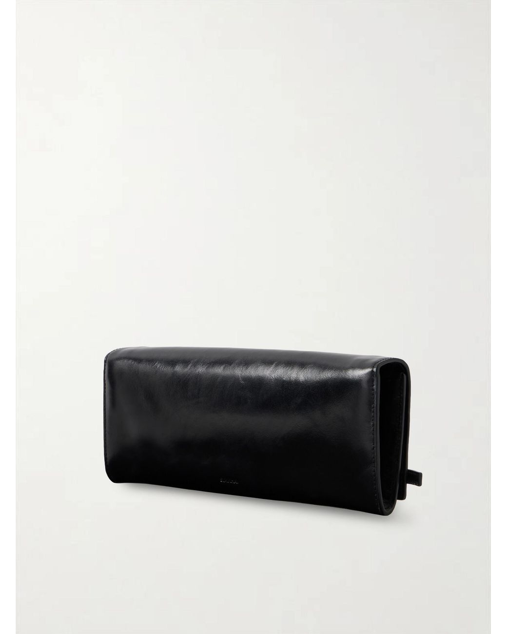Jonathan Simkhai Black River East West Leather Clutch