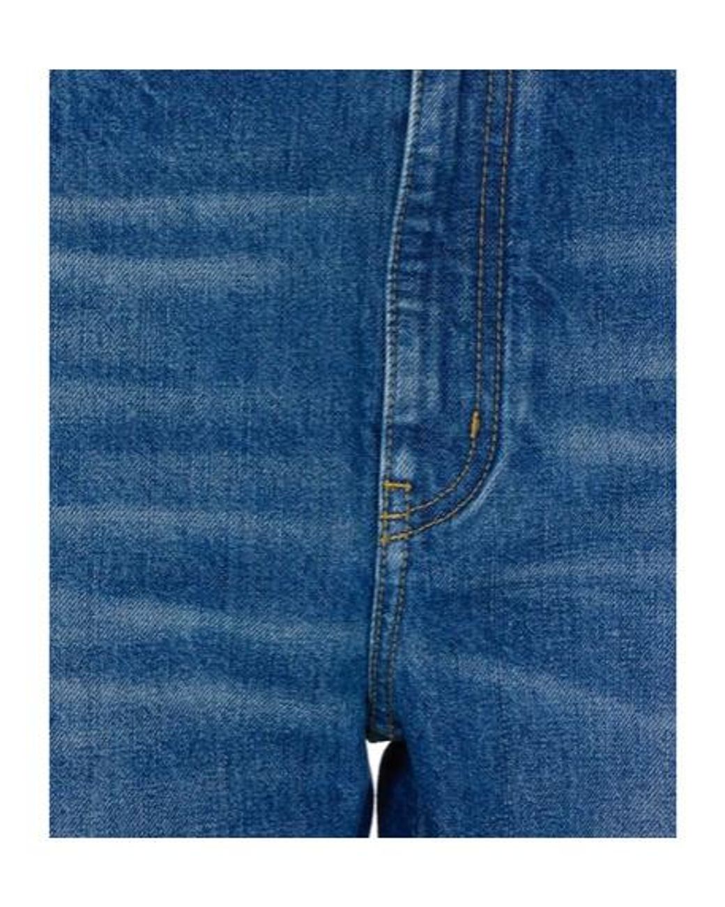 Chloé Blue Chloé High-Rise Capri Jeans