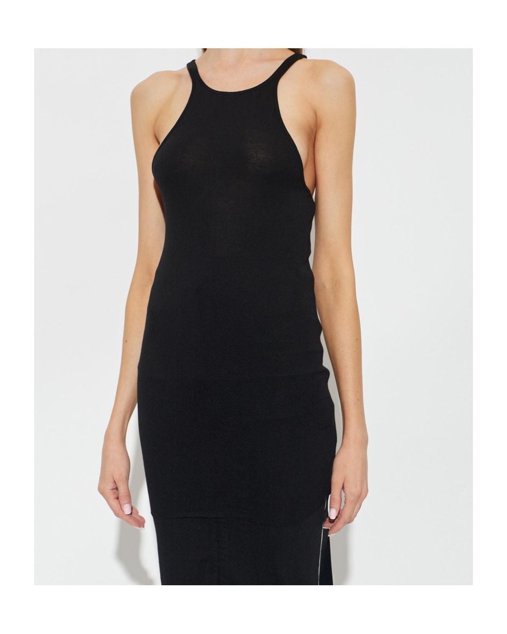 Rick Owens Black Rick Owens Sleeveless Crewneck Top