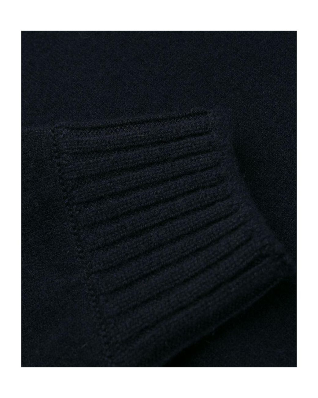 Barba Napoli Blue Round Neck Jumper for men