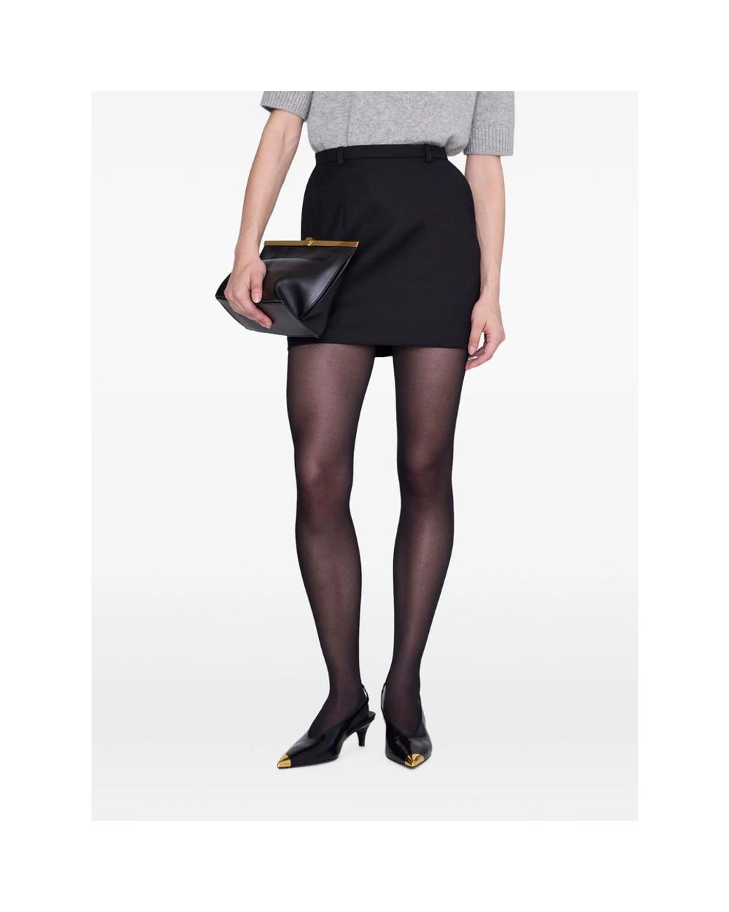 Anine Bing Black Livy Skirt