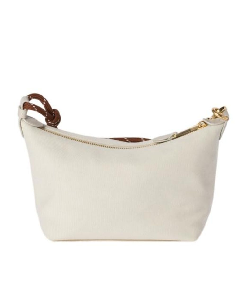 Miu Miu White Gabardine Cosmetic Pouch