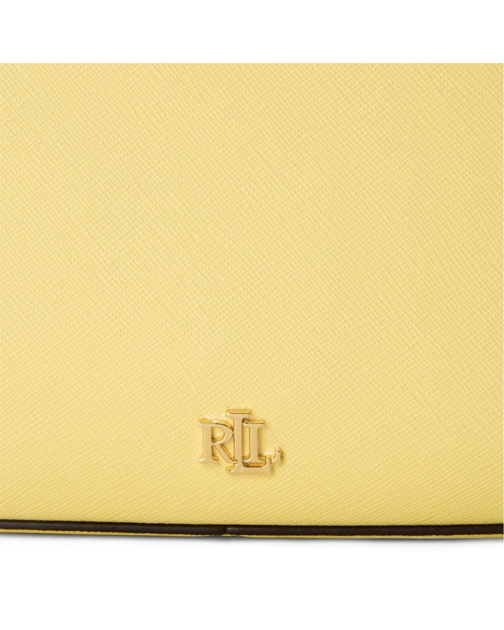 Ralph Lauren Yellow Logo Shoulder Bag