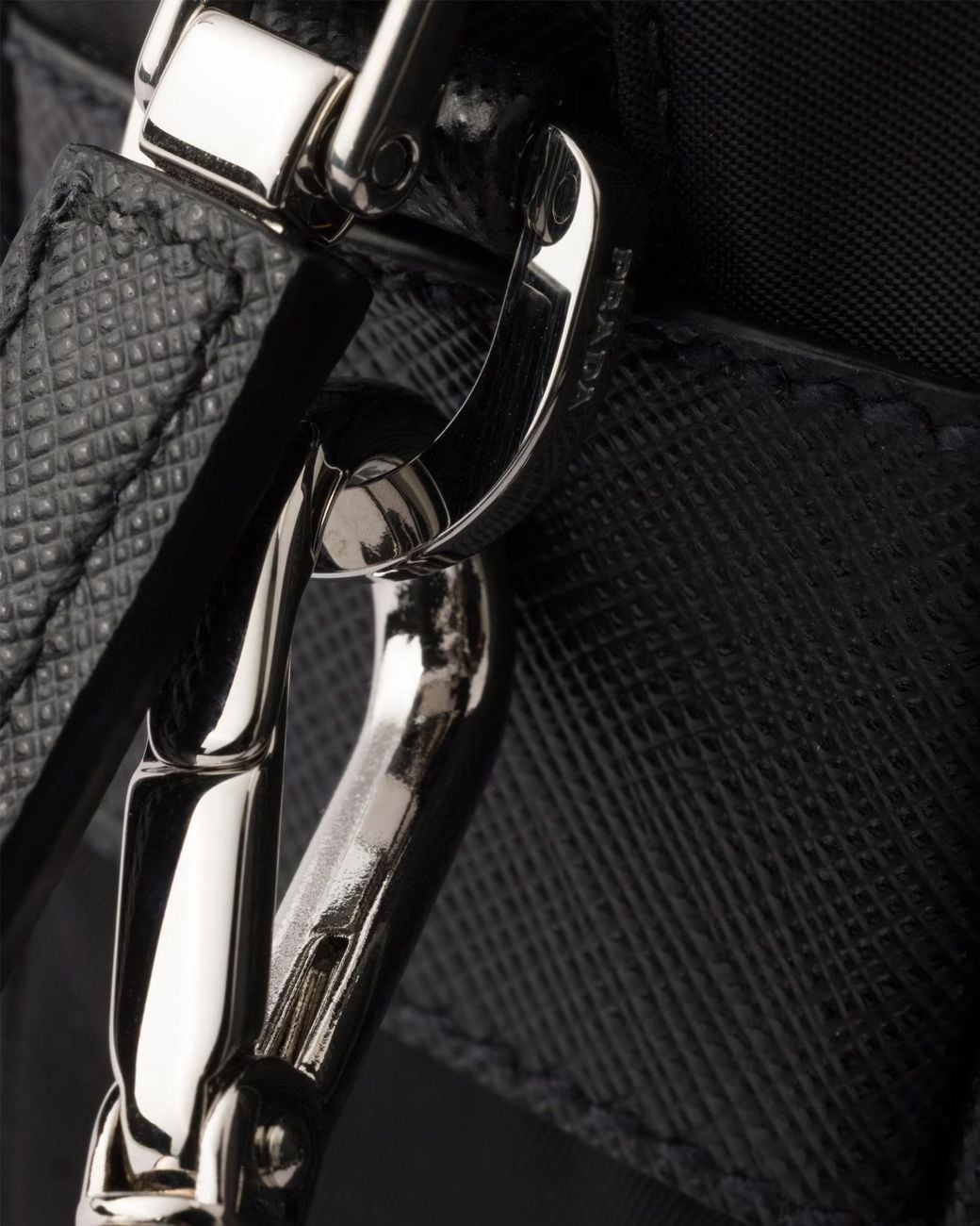 Prada Black Re-Nylon Zipped Shoulder Bag for men