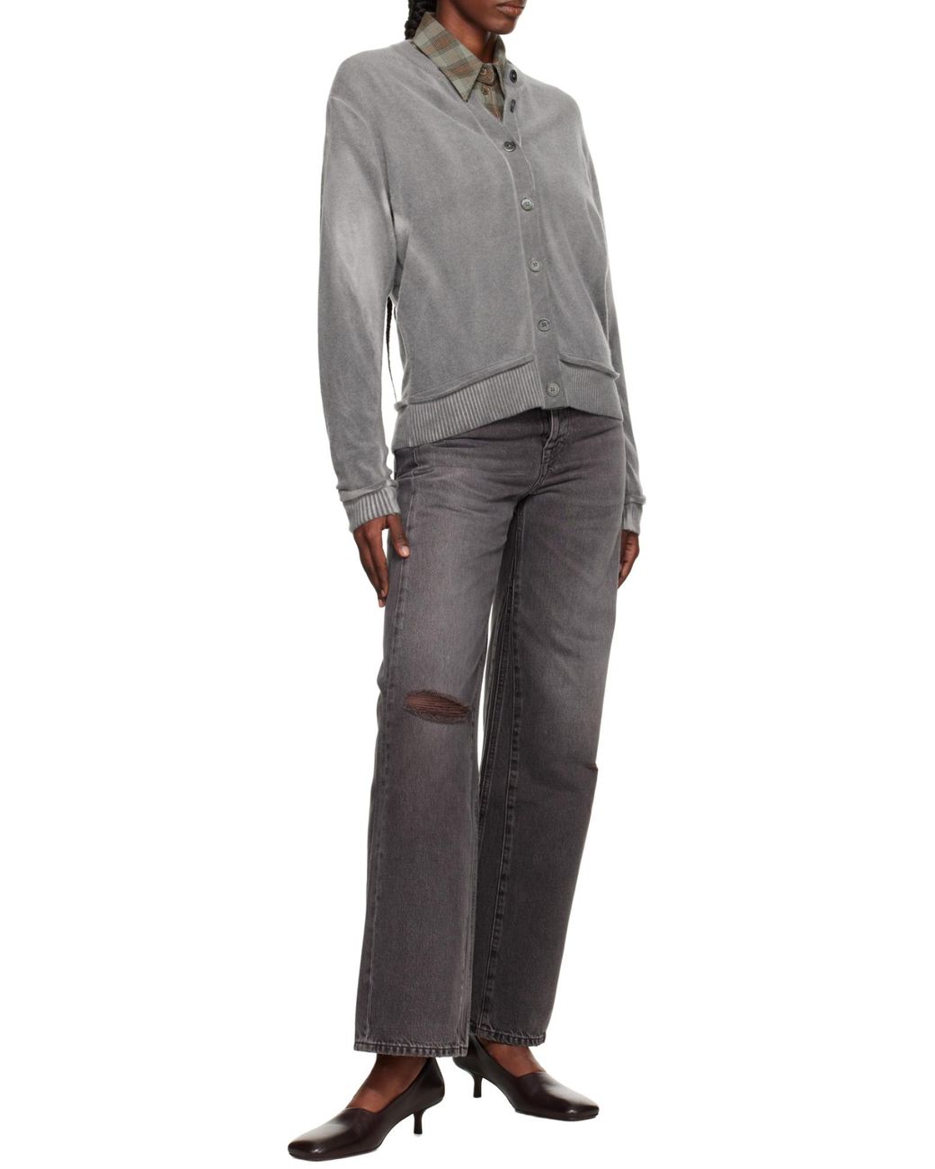 Our Legacy Gray Dual Cardigan