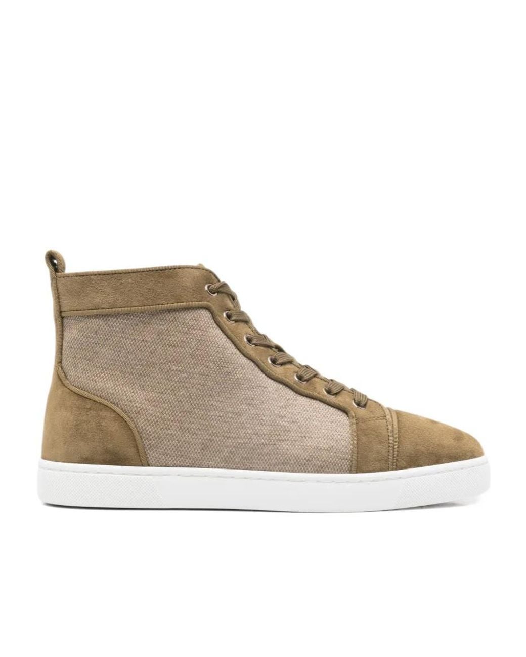 Christian Louboutin Natural High-Top Louis Sneaker for men