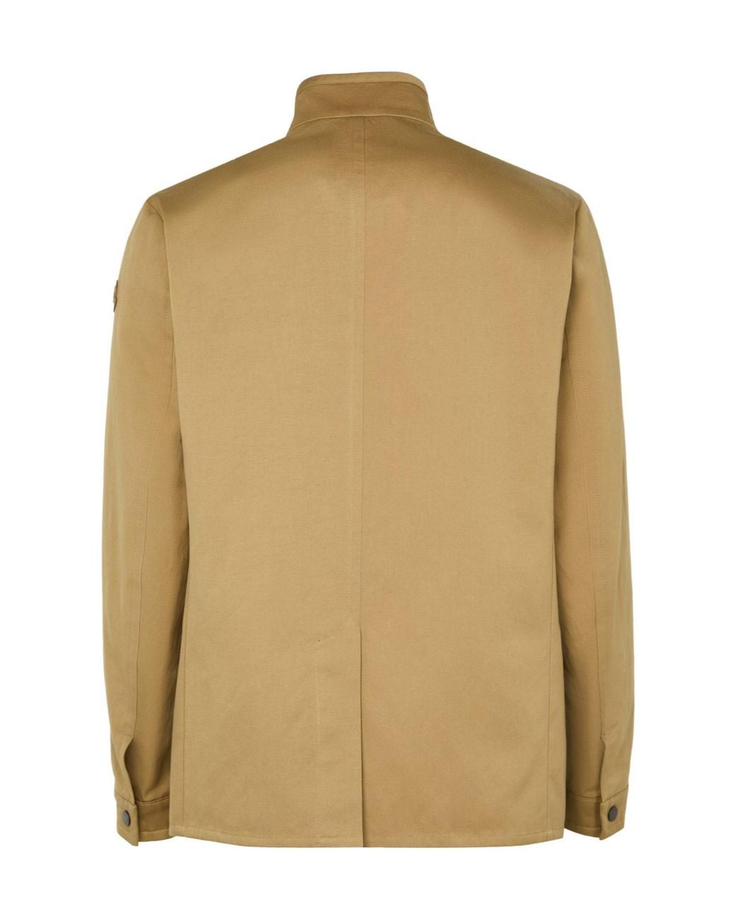 Moncler Natural High Collar Long Sleeve Casual Jacket for men