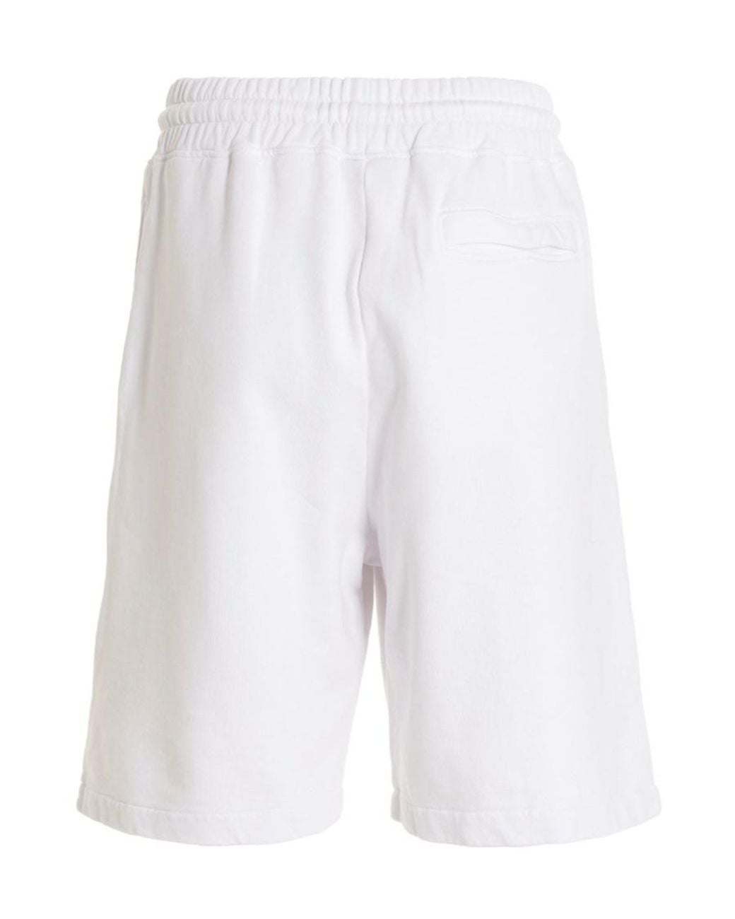 Marcelo Burlon White County Of Milan Tempera Cross Basket Shorts for men