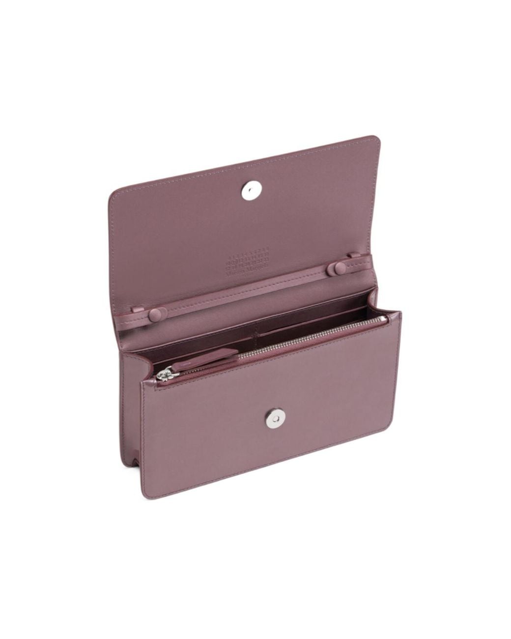 Maison Margiela Purple Four Stitches Chain Wallet