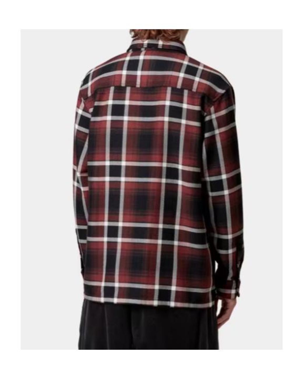 Carhartt Red Plaid Patch-Pocket Shirt for men