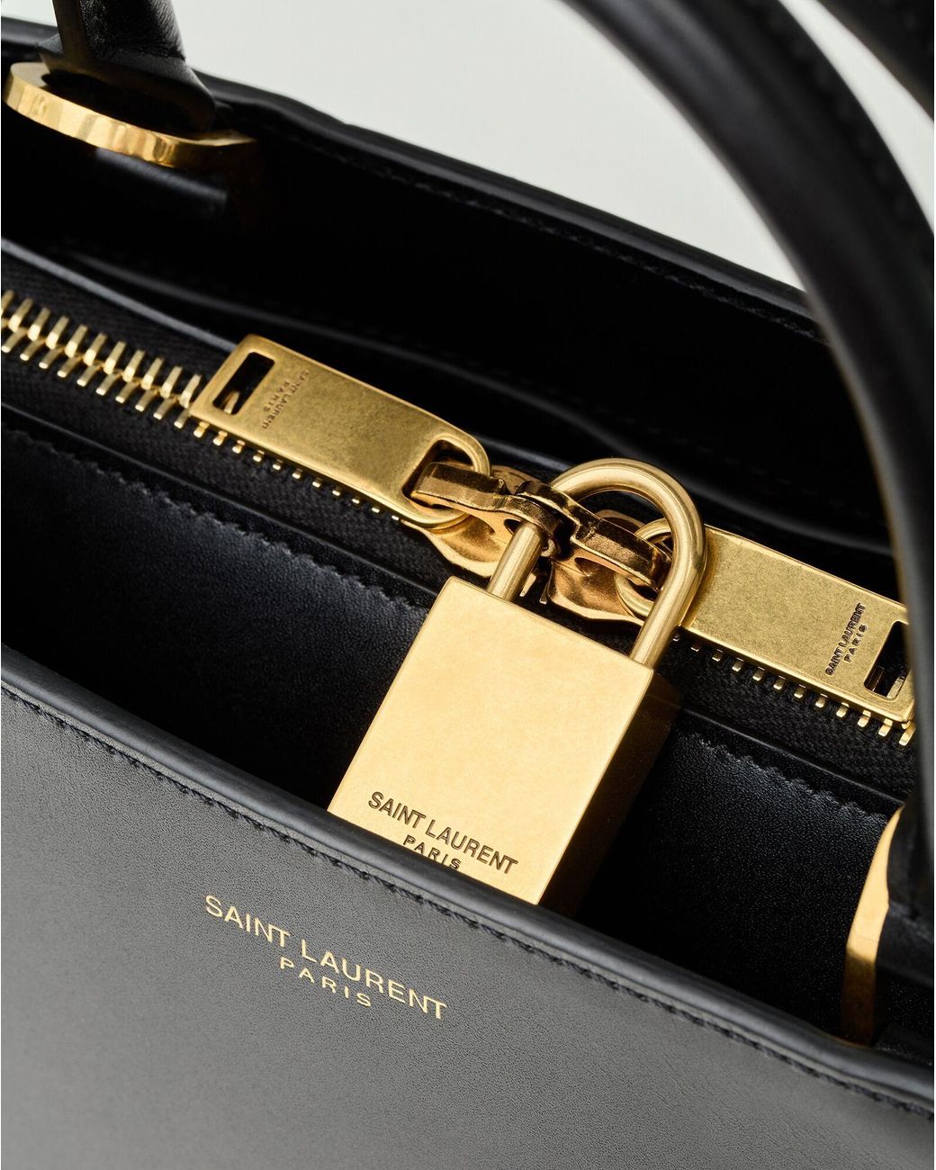 Saint Laurent Black Sac De Jour Small Duffle Bag