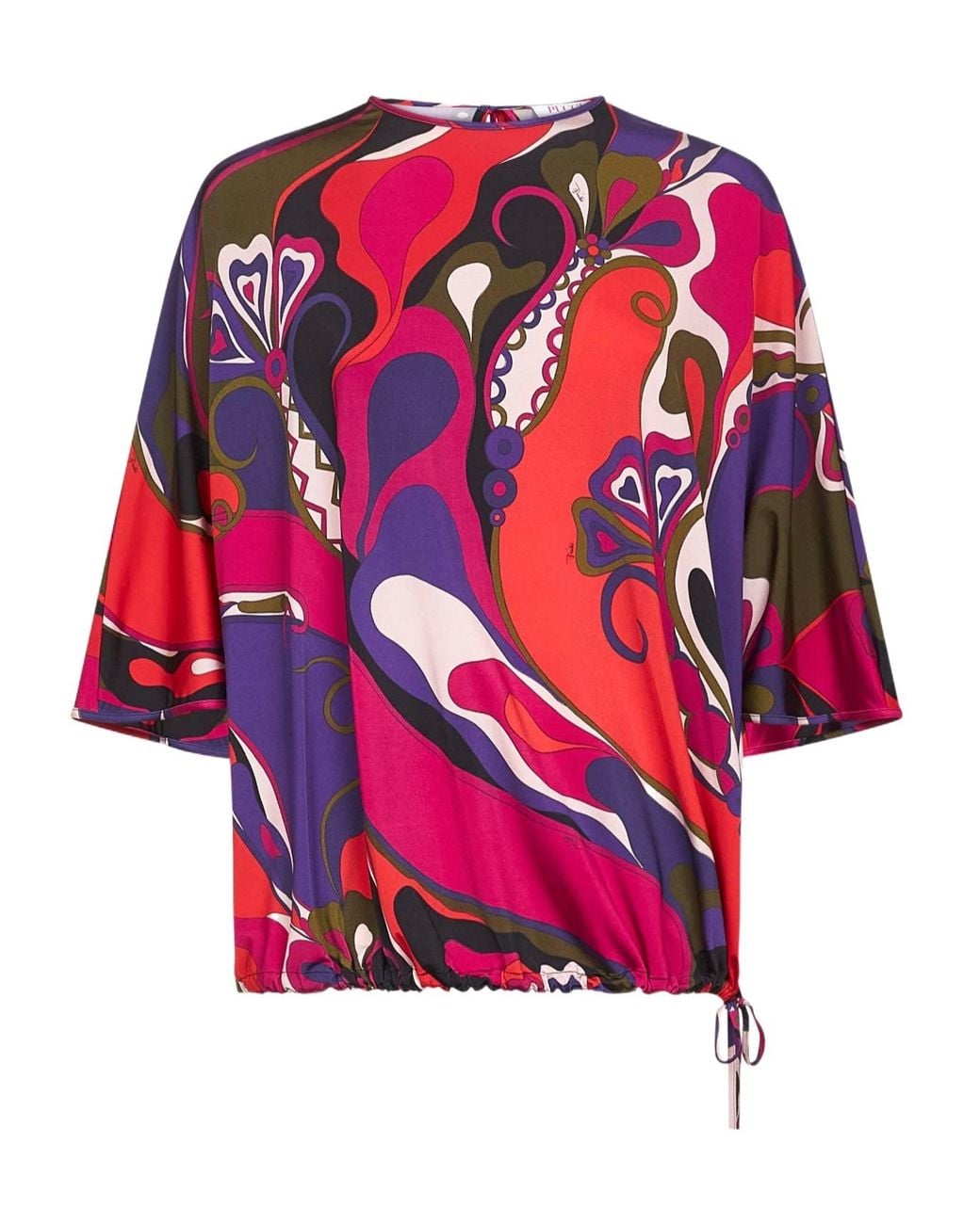 Emilio Pucci Red Pucci Fitted Sleeveless Top