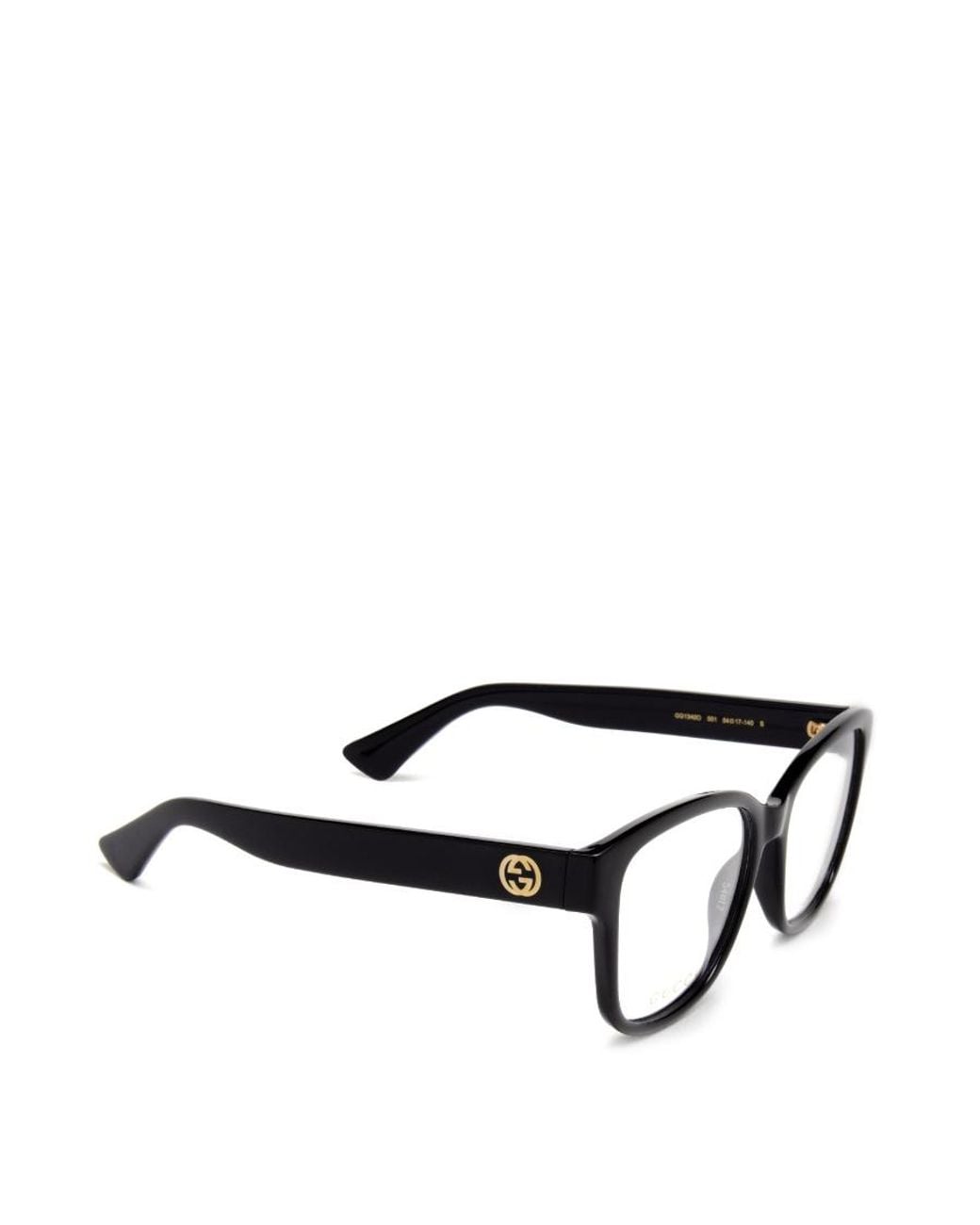 Gucci White Eyewear Rectangle Frame Glasses