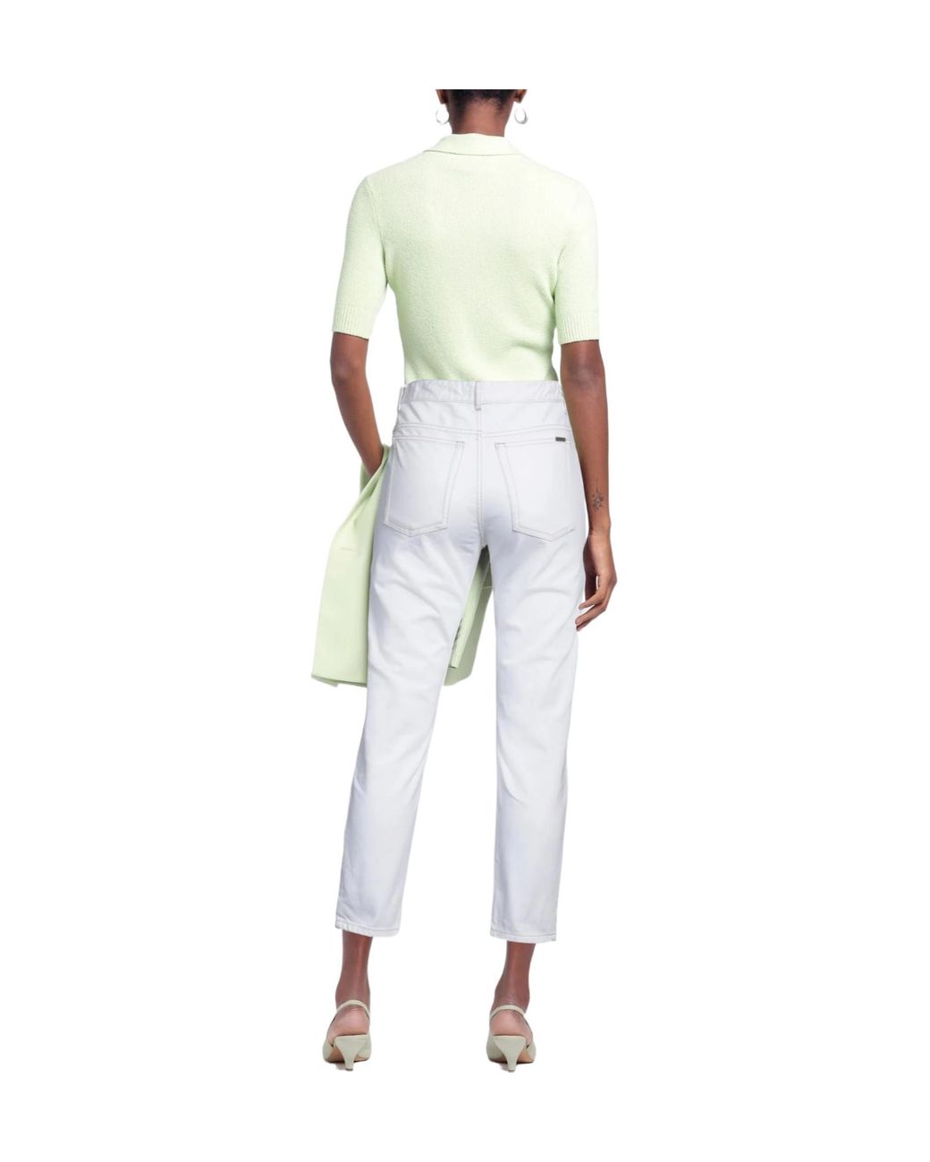 Isabel Marant White Slim-Fit Jeans