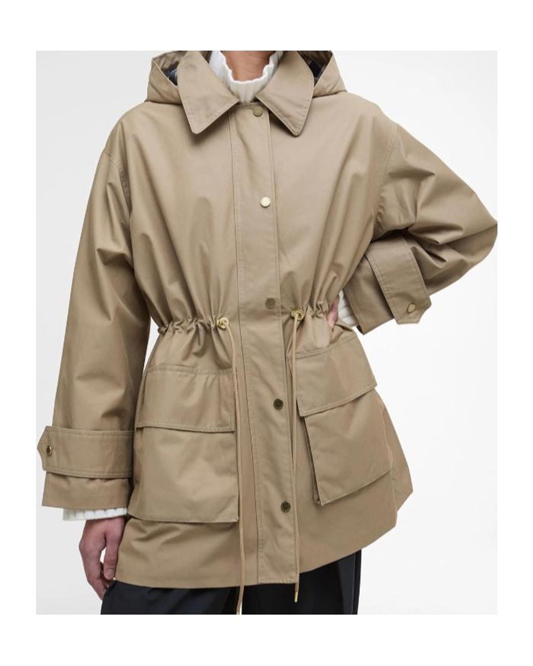 Barbour Natural Fallyn Showerproof Rain Anorak