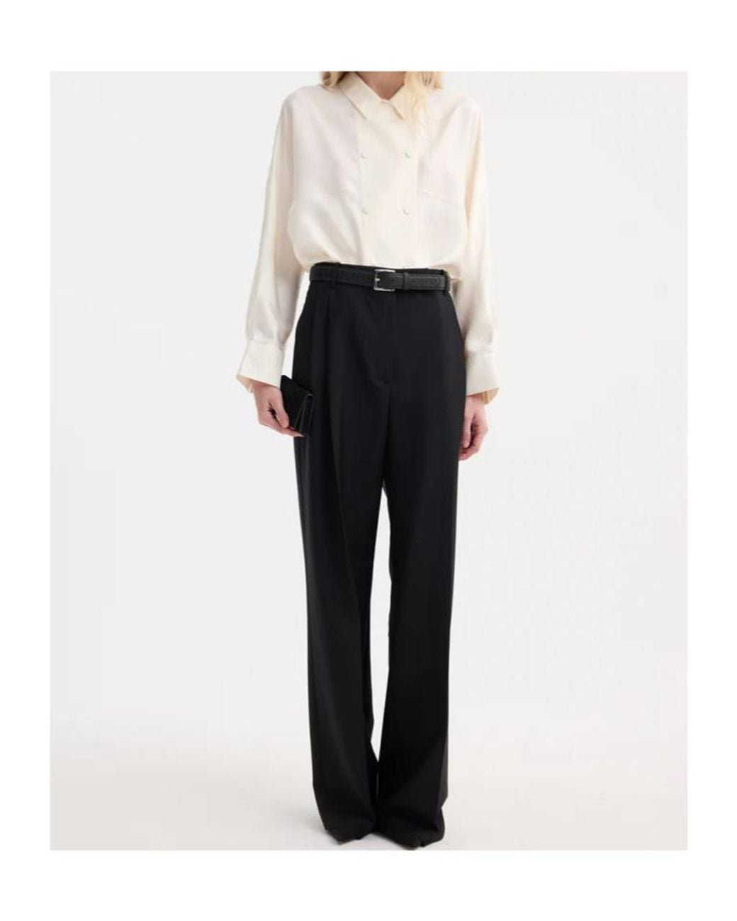 Rohe White Double-Breasted Shirt