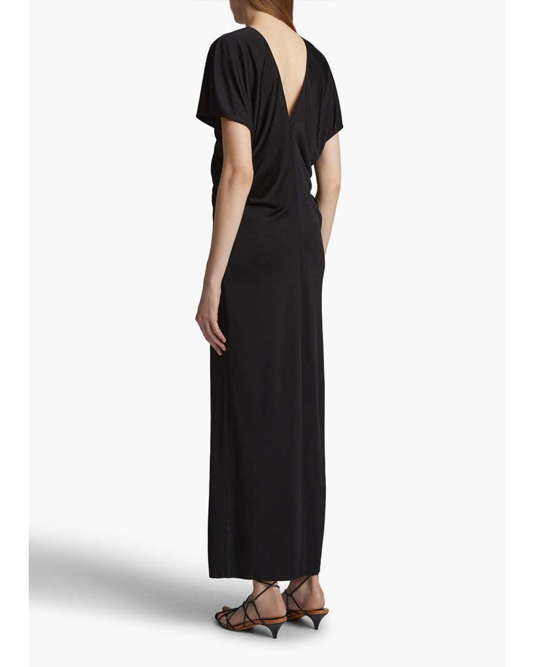 Khaite Black Ima Midi Dress