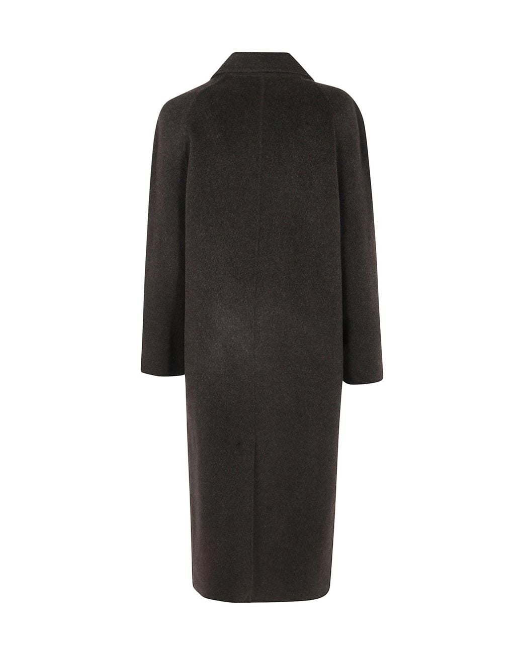 Loulou de Saison Black Double-Breasted Coat