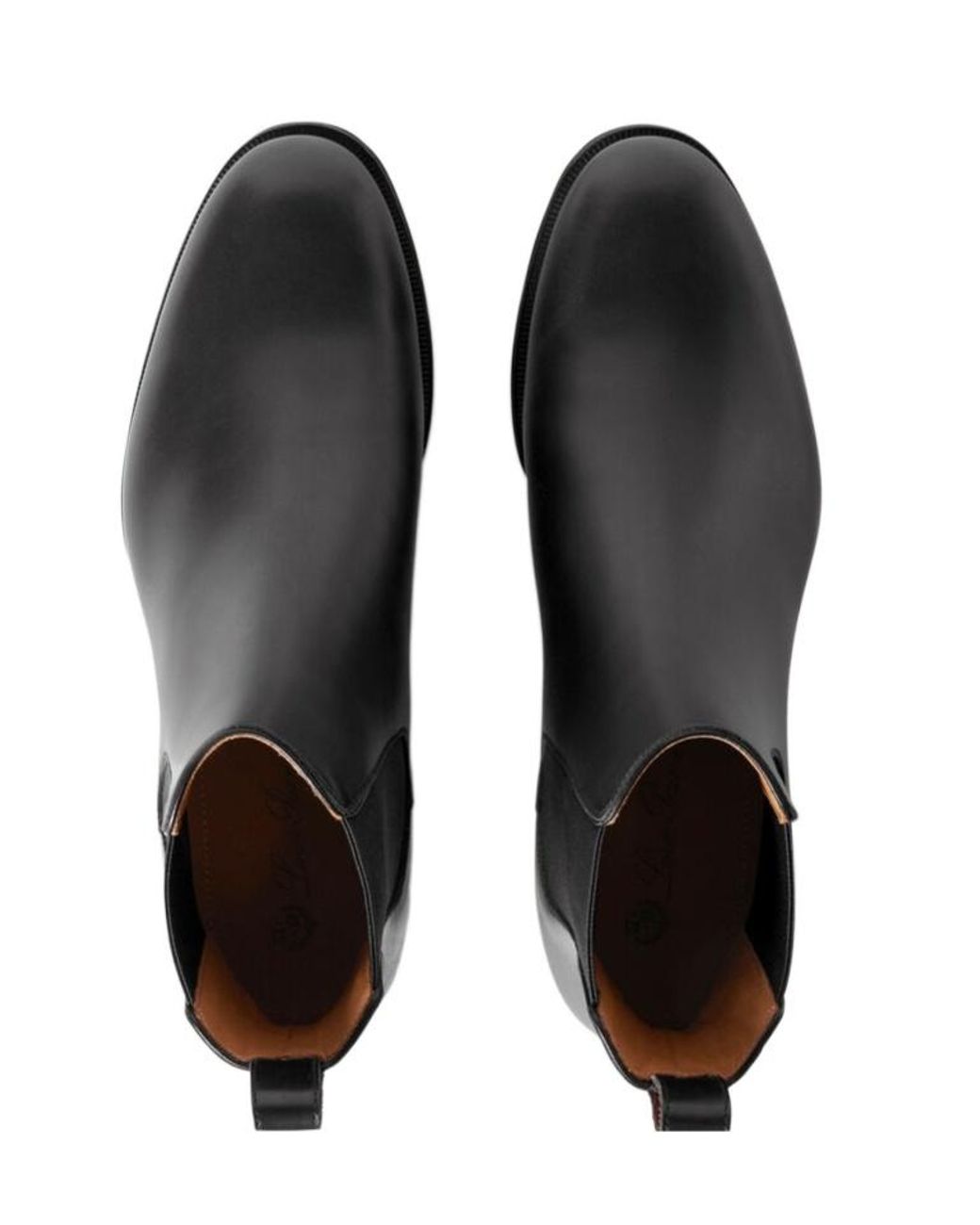 Loro Piana Black Rory Walk Chelsea Boots for men