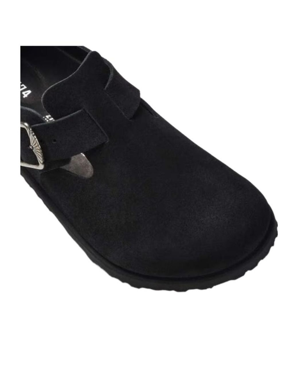 Birkenstock Black London Round-Toe Loafers for men