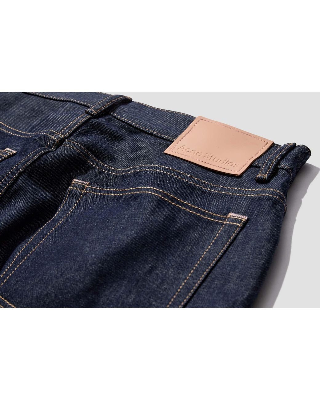 Acne Blue Wide Leg Jeans for men